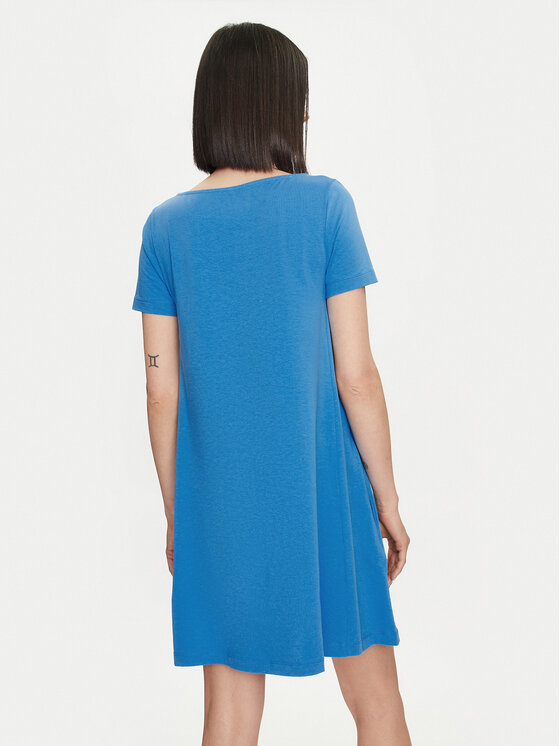 United Colors Of Benetton United Colors Of Benetton Haljina za svaki dan 3Z1RDV01E Plava Regular Fit