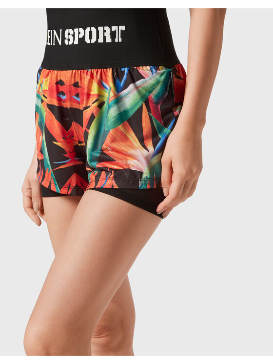 Plein Sport Plein Sport Šortky 3307 Čierna Active Fit