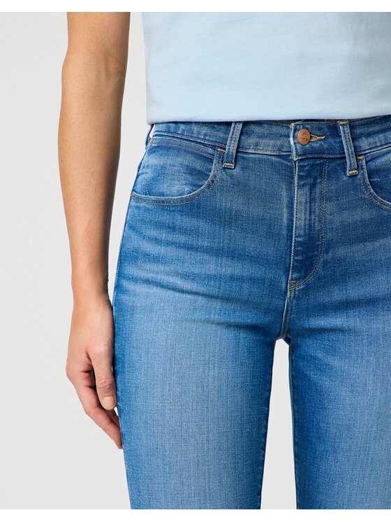Wrangler Wrangler Jeansy SLIM Niebieski Slim Fit