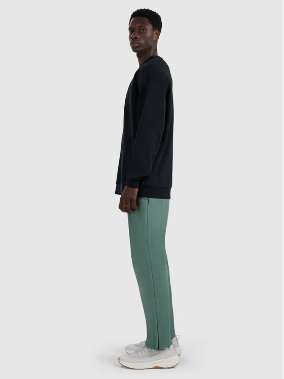 4F 4F Spodnie outdoor MIDSHOP TEXTILE Zielony ciemny Slim Fit