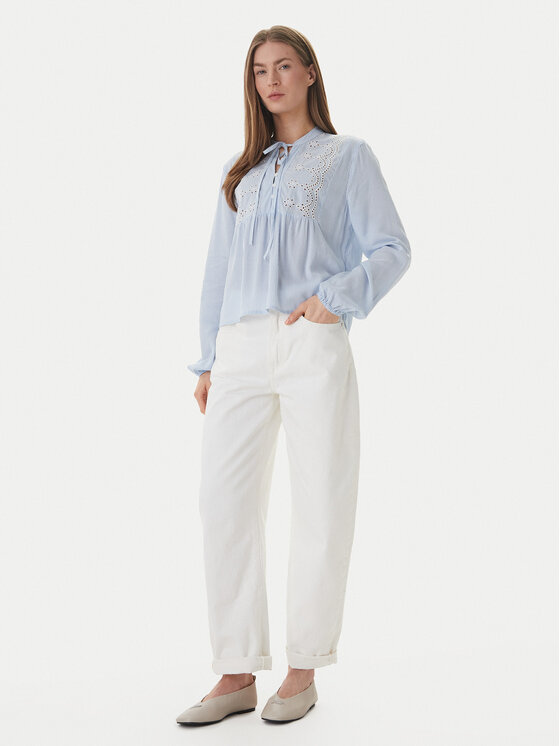 ONLY ONLY Bluzka Lennyo 15366732 Błękitny Regular Fit