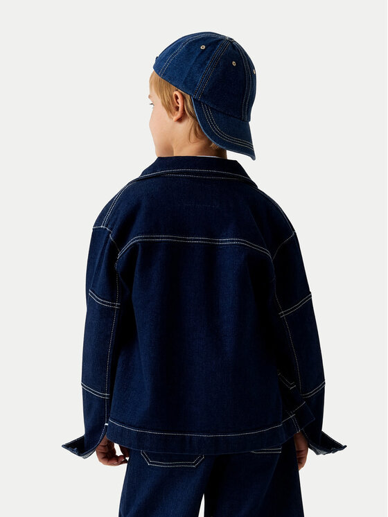 Guess Guess Giacca di jeans L6GL02 D8110 Blu scuro Regular Fit