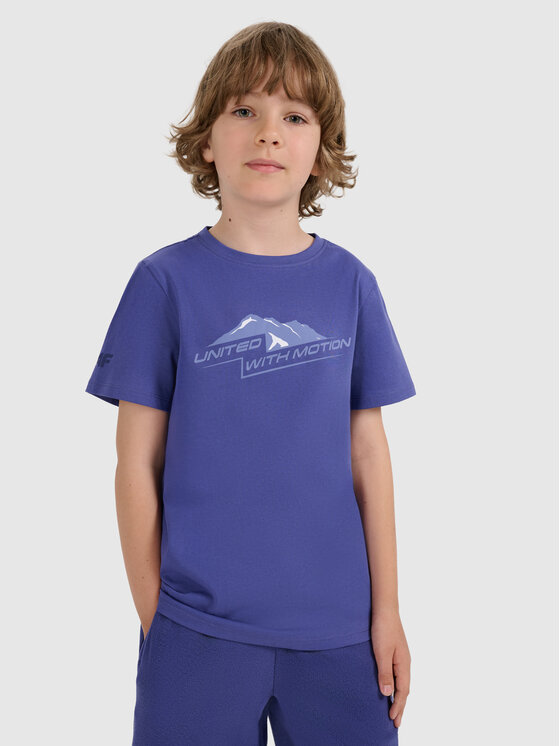 4F 4F T-Shirt APRES SKI Granatowy Regular Fit