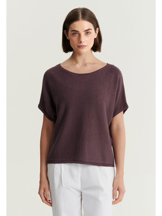 TATUUM TATUUM Bluzka MURS Fioletowy Loose Fit