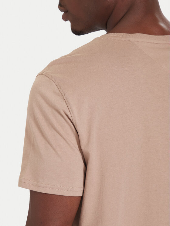 Tommy Jeans Tommy Jeans T-Shirt DM0DM04411 Μπεζ Regular Fit
