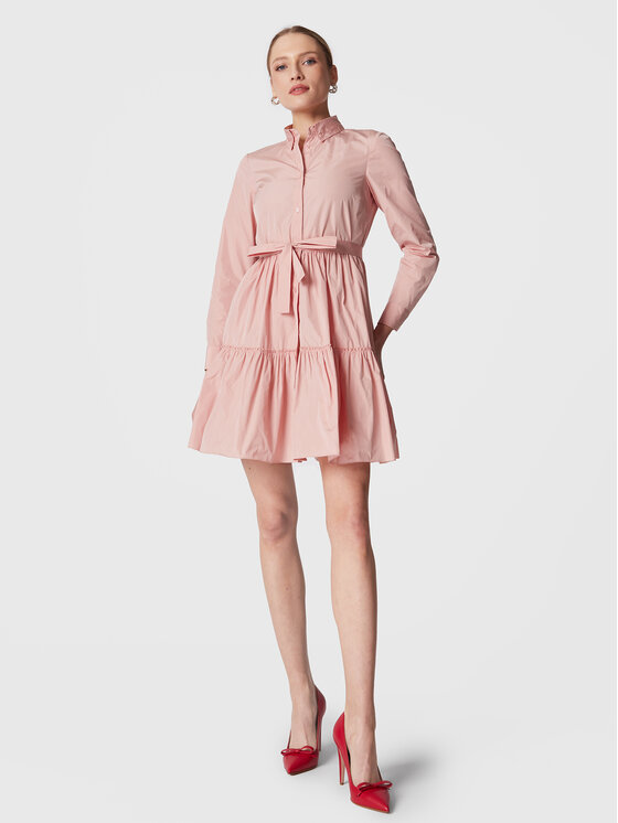 Red Valentino Red Valentino Rochie tip cămașă 1R0VAFP51FP Roz Regular Fit
