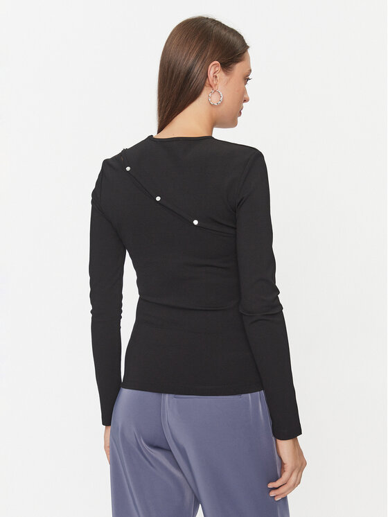 Samsøe Samsøe Samsøe Samsøe Μπλουζάκι Luanne F23300128 Μαύρο Regular Fit