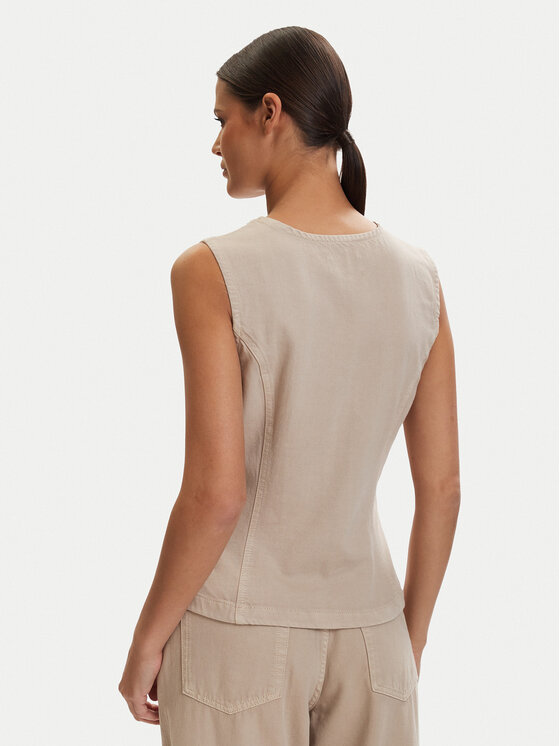 ONLY ONLY Vestă elegantă Everly 15364370 Bej Regular Fit