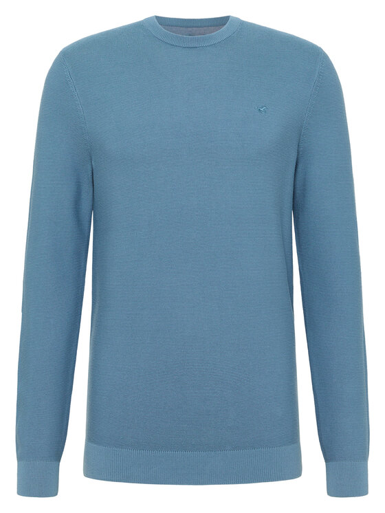 Mustang Mustang Maglione ELLIOT Blu Regular Fit
