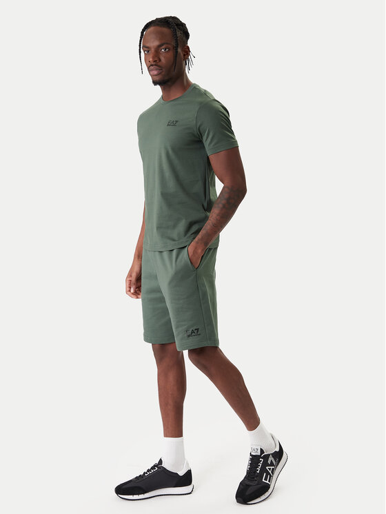 EA7 Emporio Armani EA7 Emporio Armani T-Shirt 8NPT25 PJVPZ U7260 Zielony Regular Fit