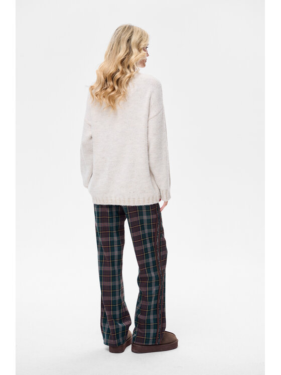 blue shadow blue shadow Sweter Per Écru Regular Fit