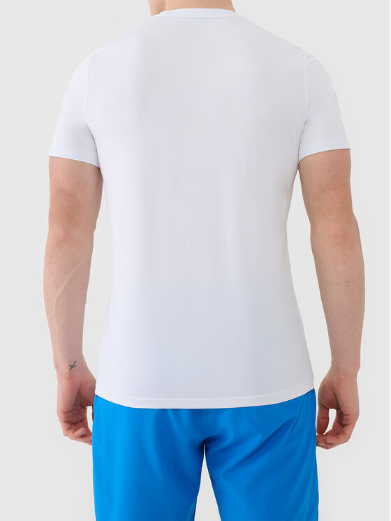 4F 4F T-Shirt 4FWAW26TFTSM2355-10S Biały Active Fit