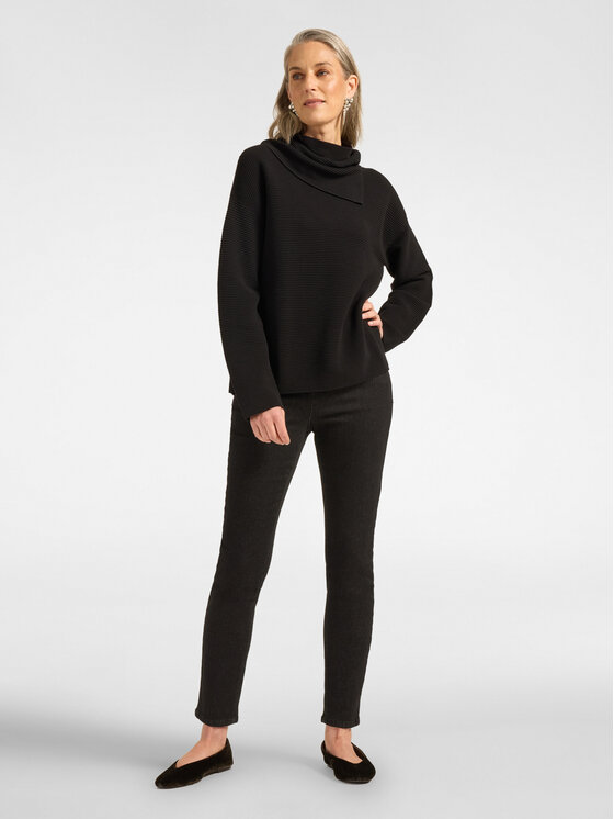 Elena Mirò Elena Mirò Sweter M054Z000816N033 Czarny Over Fit