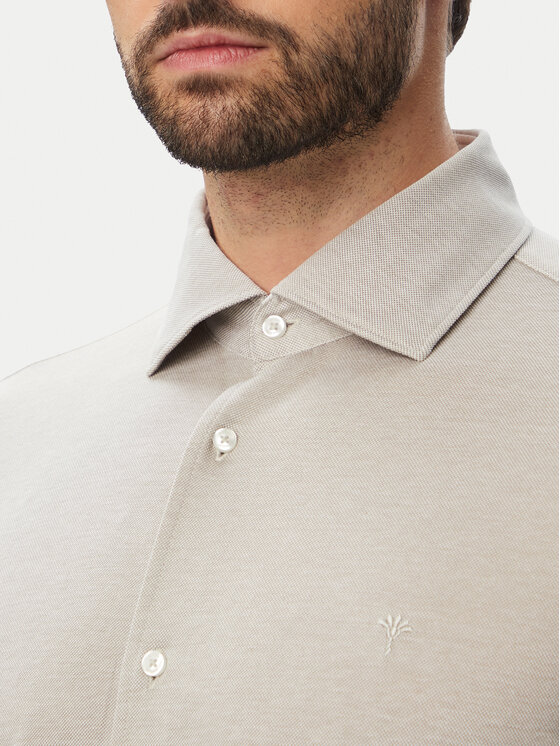 JOOP! JOOP! Camicia Jsh-275Phil-Jk 30103980 Beige chiaro Regular Fit