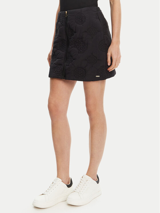 Guess Guess Mini sukně V5YD02 WHEB2 Černá Regular Fit