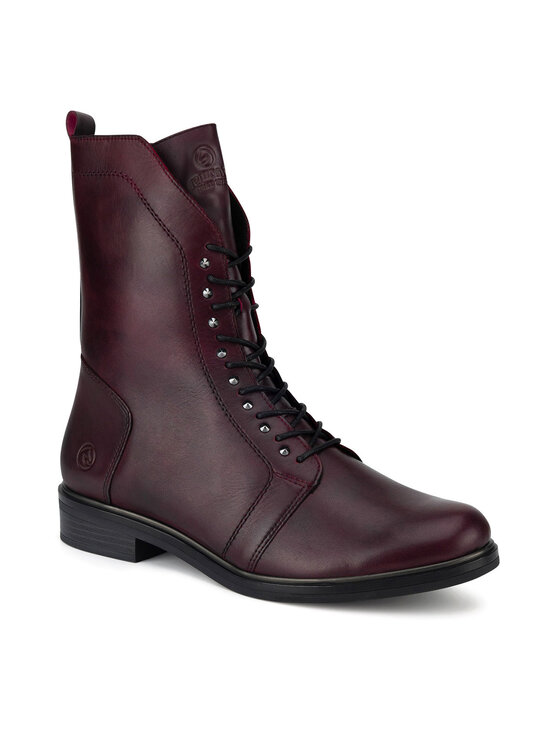 Remonte Remonte Škornji D8380-35 Bordo rdeča