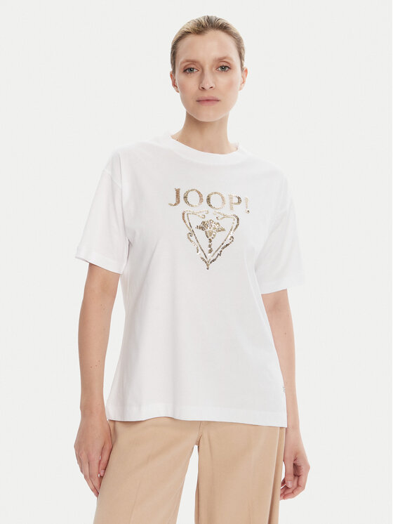 JOOP! JOOP! T-Shirt 58 253JE58Tomma 30047768 Biały Regular Fit