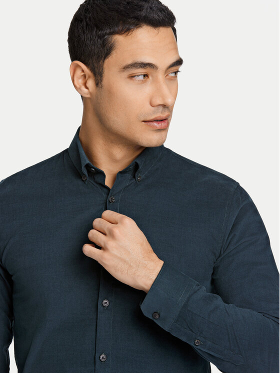Lindbergh Lindbergh Cămașă 30-203248A Verde Relaxed Fit