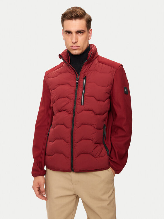 Tom Tailor Prechodná bunda 1041308 Červená Regular Fit