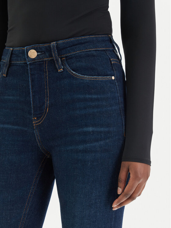 Guess Guess Jeans hlače W6RA0L D6881 Mornarsko modra