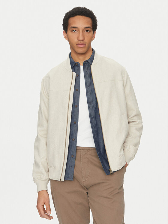 Guess Guess Bomber dzseki M5GL24 WH720 Bézs Regular Fit