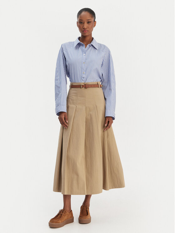 Weekend Max Mara Weekend Max Mara Fustă trapez Orme 2615101111 Bej Regular Fit