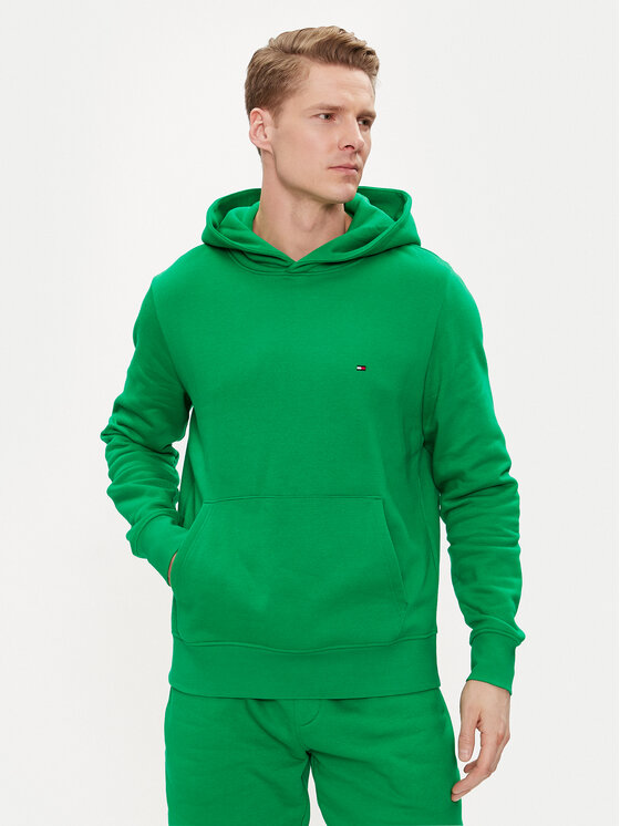 Tommy Hilfiger Tommy Hilfiger Μπλούζα Flag Logo MW0MW34266 Πράσινο Regular Fit