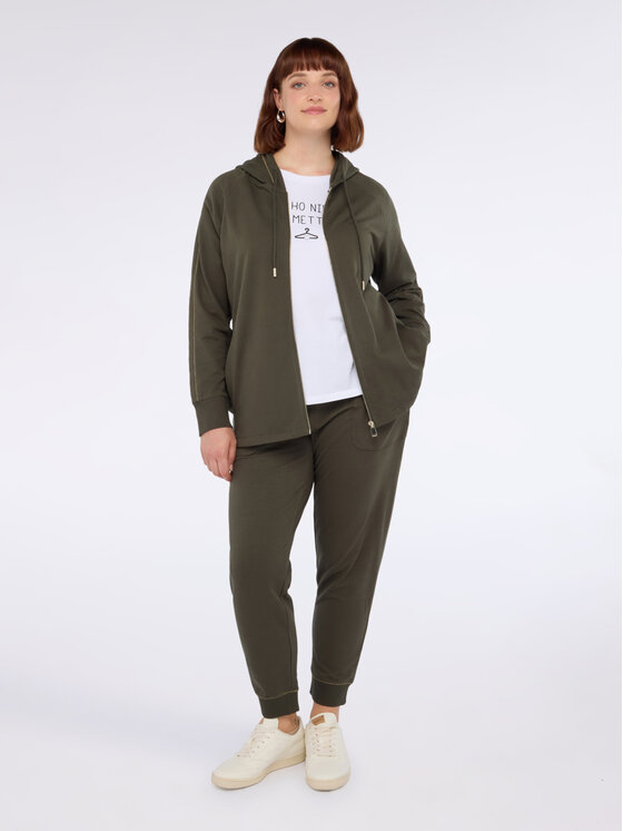 Fiorella Rubino Fiorella Rubino Bluza G904L008441N035 Zielony A-Line Fit