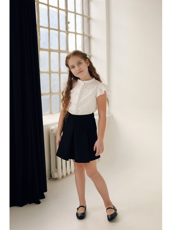 SLY SLY Spódnica 5S-306A Czarny Comfortable Fit