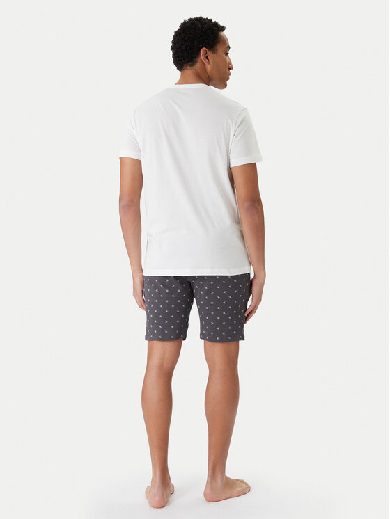 Calvin Klein Underwear Calvin Klein Underwear Pyžamo LV00NM2960 Bílá Regular Fit