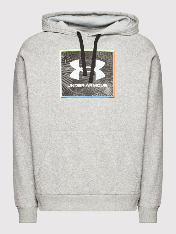 Under Armour Under Armour Bluza Ua Rival Fleece Graphic 1370349 Szary Regular Fit