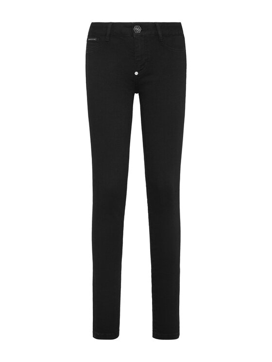PHILIPP PLEIN PHILIPP PLEIN Jegginsy 8813 Czarny Jegging Fit