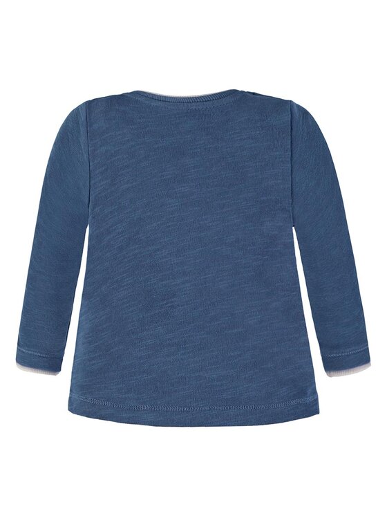 Kanz Kanz Bluzka 1832463-3391 Niebieski Basic Fit