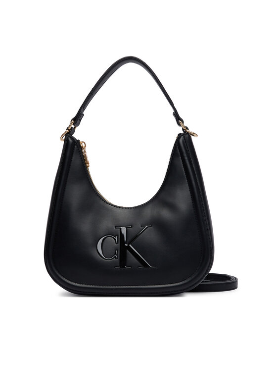 Calvin Klein Calvin Klein Soma Bold Ck Small Crescent LV04F3561G Melns