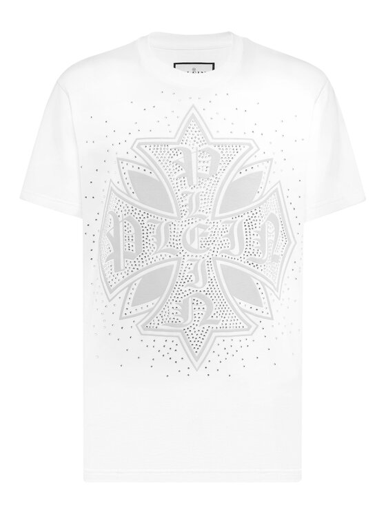 PHILIPP PLEIN PHILIPP PLEIN Tričko 26165 Biela Regular Fit