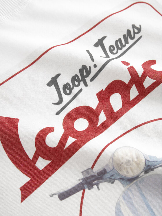 JOOP! Jeans JOOP! Jeans Majica 30045503 Bela Modern Fit