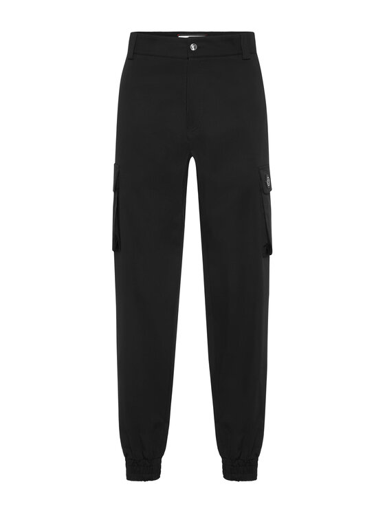 PHILIPP PLEIN PHILIPP PLEIN Spodnie cargo 24233 Czarny Cargo Fit