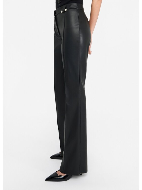 Liu Jo Liu Jo Pantaloni di tessuto CF5016E062422222 Nero Regular Fit