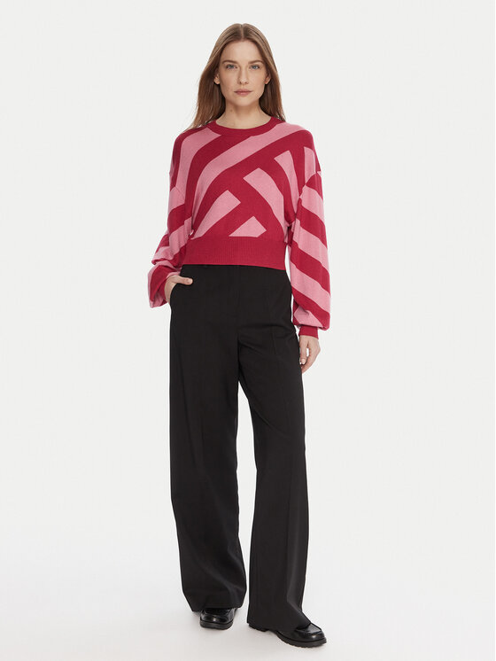 United Colors Of Benetton United Colors Of Benetton Пуловер 1081E10EJ Розов Regular Fit