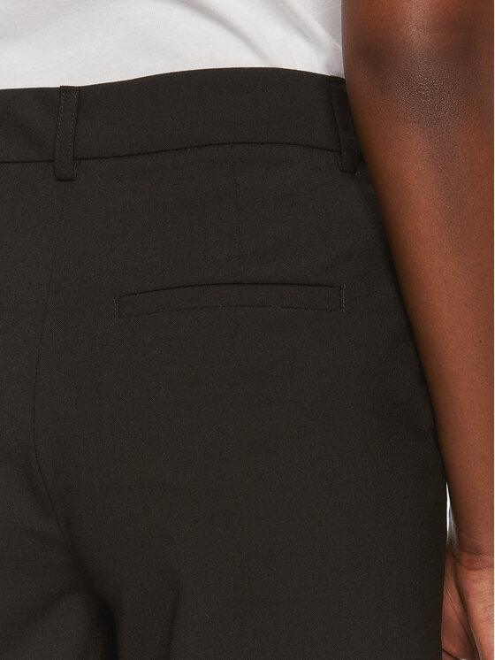 MAX&Co. MAX&Co. Παντελόνι υφασμάτινο Brivido 2426136012200 Μαύρο Regular Fit