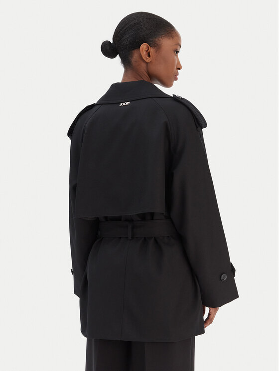 JOOP! JOOP! Trenčkot Carrie 30101902 Čierna Regular Fit