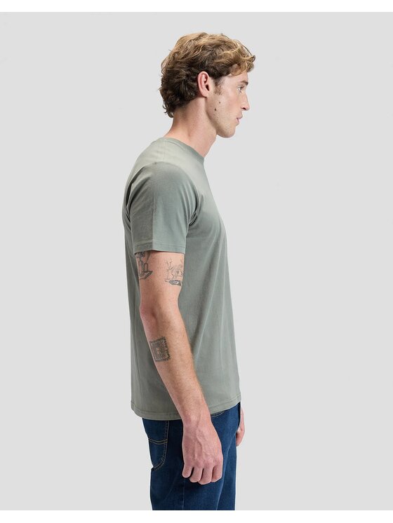 Lee Lee T-shirt MEDIUM WOBBLY Verde Regular Fit