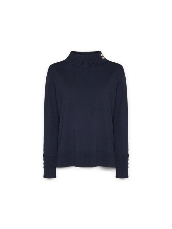 Elena Mirò Elena Mirò Cardigan M456Z000586N034 Blu Boxy Fit