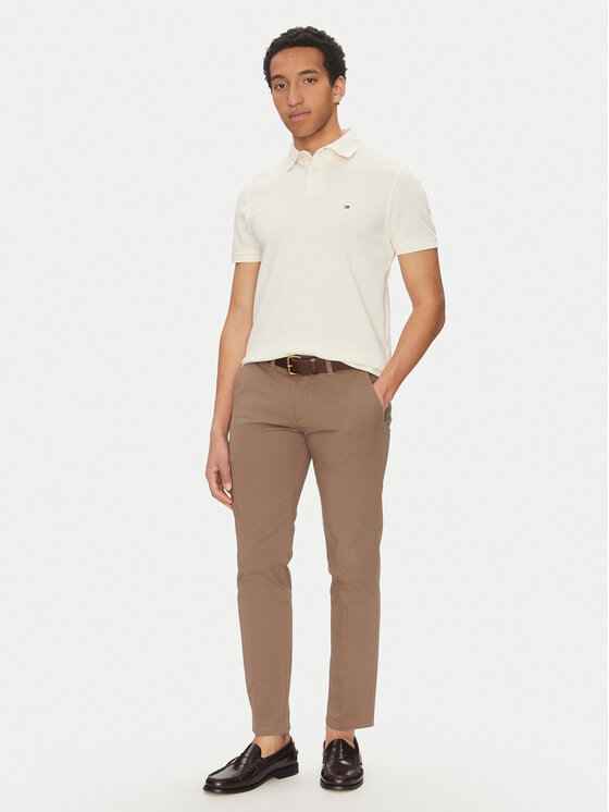 Tommy Hilfiger Tommy Hilfiger Polo 1985 MW0MW17770 Bēšs Regular Fit