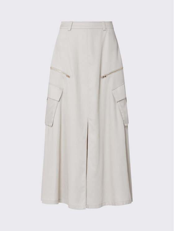 Liu Jo Liu Jo Gonna maxi TF6218T647A54502 Bianco Regular Fit