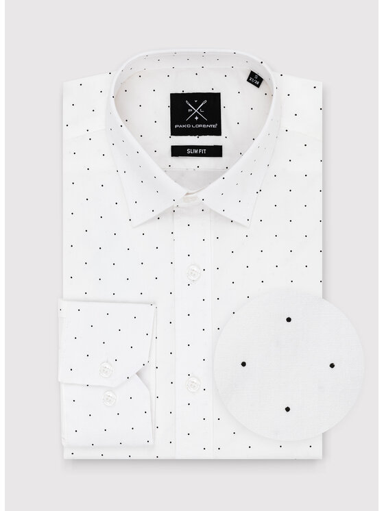 Pako Lorente Pako Lorente Koszula P24SF-1X-001 Biały Slim Fit