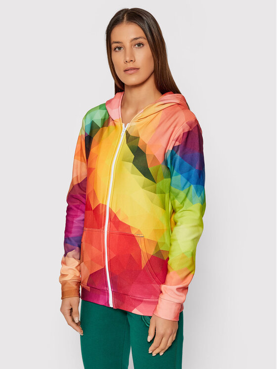 Felpa Unisex Colorful Geometric Multicolore
