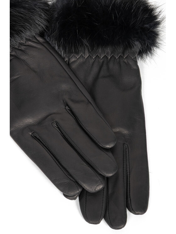 Deni Cler Milano Deni Cler Milano Rękawiczki Damskie T-DC-L059-E5-77-90-1 Czarny