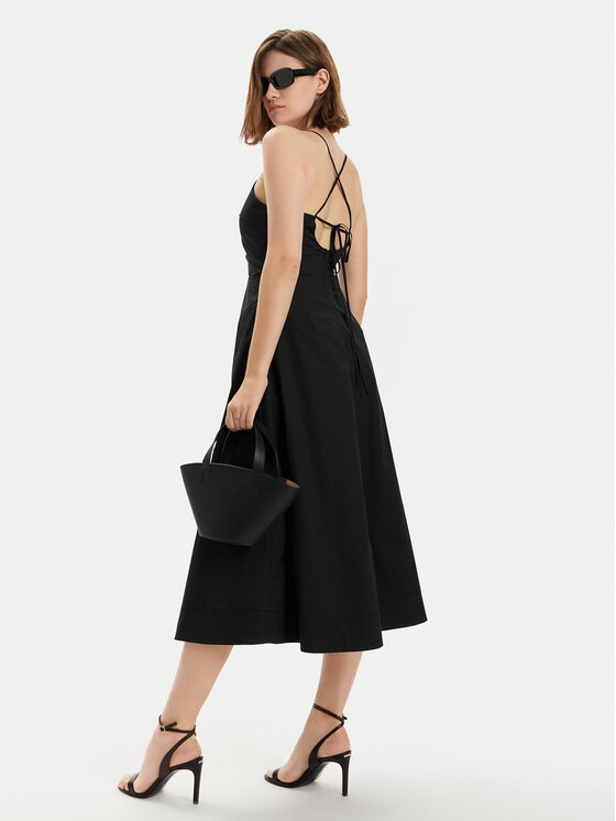 Gaudi Gaudi Sommerkleid 411FD15002 Schwarz Regular Fit