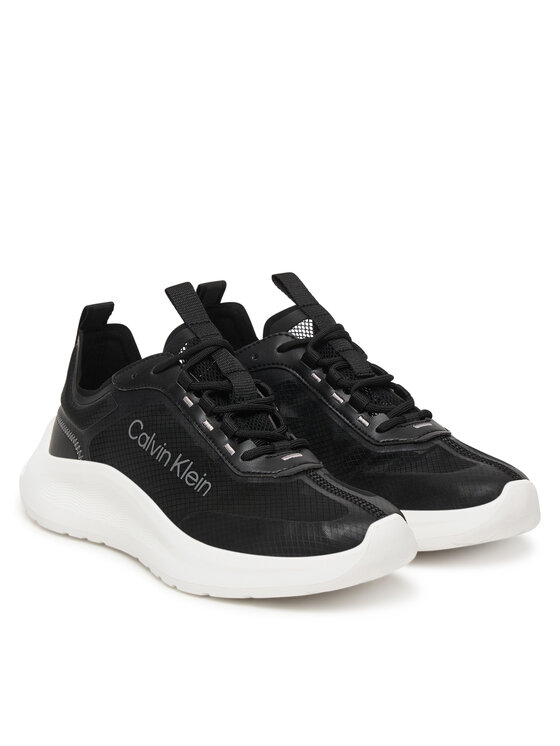 Calvin Klein Calvin Klein Sneakersy Light Eva Run Lup Transp Ripst HW0HW02998 Čierna